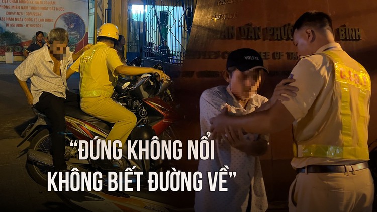 Người đàn ông say xỉn ‘không biết đường về’, liên tục cự cãi tại chốt đo nồng độ cồn