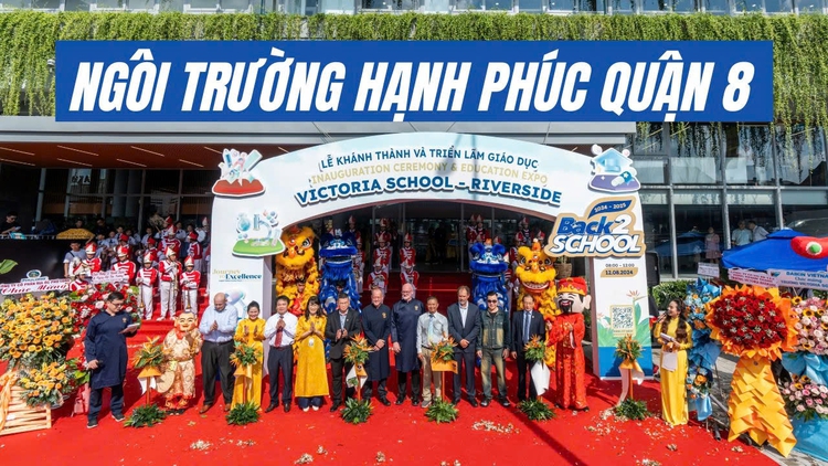 Victoria School – Riverside: ‘Ngôi trường hạnh phúc’ tràn ngập cây xanh ở Quận 8 chào đón học sinh năm học mới