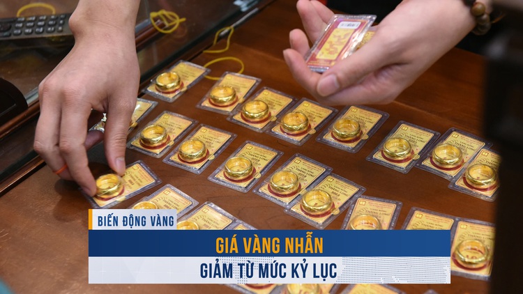 Biến động vàng ngày 19.8: Giá vàng nhẫn giảm từ mức kỷ lục