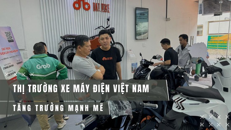 Thị trường xe máy điện Việt Nam tăng trưởng mạnh mẽ