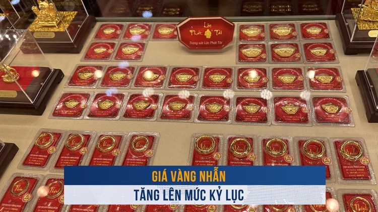 Biến động vàng ngày 26.8: Giá vàng nhẫn tăng lên mức kỷ lục