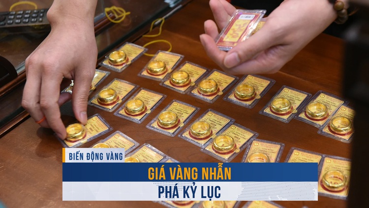 Biến động vàng ngày 28.8: Giá vàng nhẫn phá kỷ lục