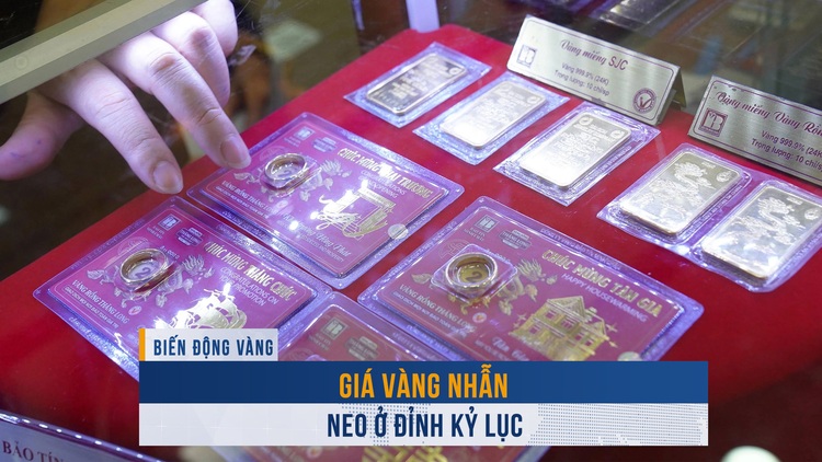 Biến động vàng ngày 29.8: Giá vàng nhẫn neo ở đỉnh kỷ lục