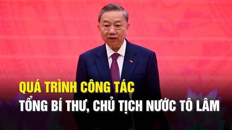 Quá trình công tác của Tổng Bí thư, Chủ tịch nước Tô Lâm