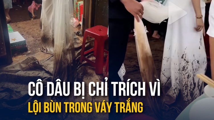 Tranh cãi chuyện chiếc váy cưới bị dính bùn đất: Cách xử lý của chủ tiệm cho thuê đầy bất ngờ