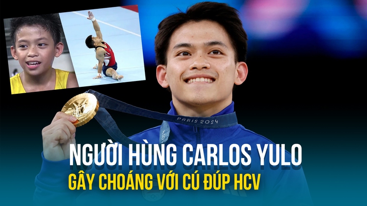 Chân dung 'người hùng' Carlos Yulo - VĐV gây choáng váng với cú đúp HCV Olympic cho Philippines