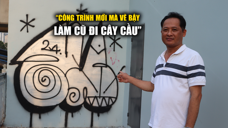 Cầu bộ hành 10 tỉ bắc qua kênh Nhiêu Lộc - Thị Nghè vừa sử dụng đã 'cũ'