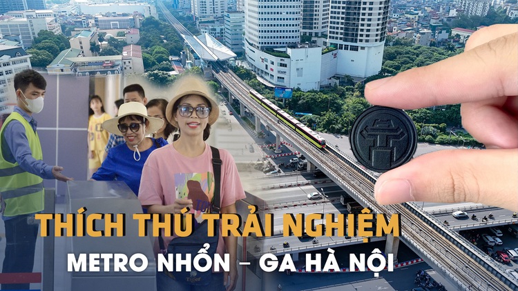 Người dân thủ đô Hà Nội thích thú trải nghiệm metro Nhổn – ga Hà Nội