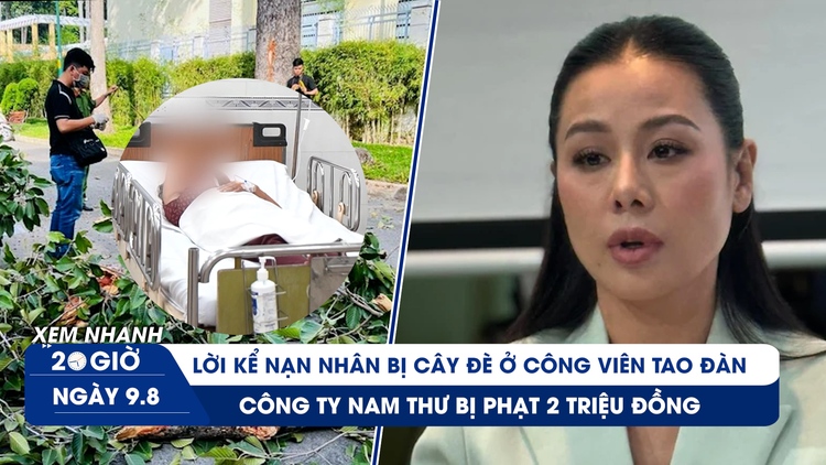 Xem nhanh 20h ngày 9.8: Lời kể nạn nhân bị cây đè ở công viên Tao Đàn | Công ty Nam Thư bị phạt