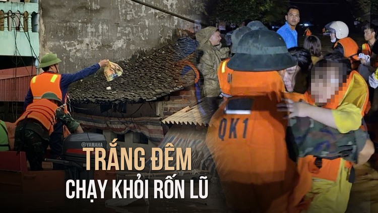 Khắp nơi chung tay cứu dân trong mưa lũ sau bão số 3 (Yagi)