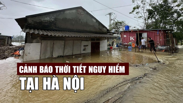 Cảnh báo thời tiết nguy hiểm tại Hà Nội chiều nay