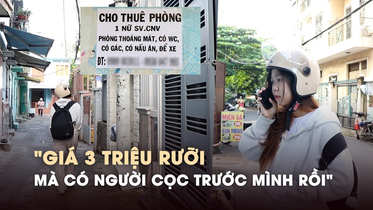 Sinh viên mướt mồ hôi tìm trọ đầu năm học: Chậm chân là có người cọc trước