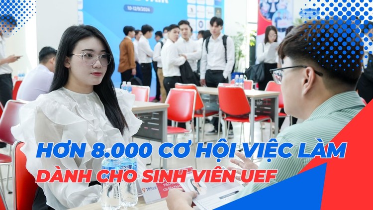 Hơn 8.000 cơ hội việc làm dành cho sinh viên Trường ĐH Kinh tế - Tài chính TP.HCM