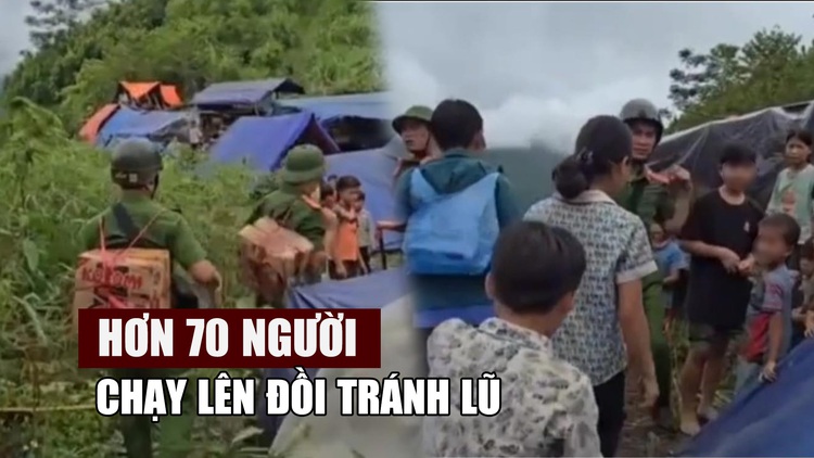 Lào Cai: Giây phút tìm thấy hơn 70 người chạy lên đồi tránh lũ và sạt lở đất