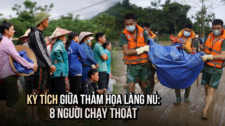 Kỳ tích giữa thảm họa Làng Nủ: Phát hiện 8 người chạy thoát