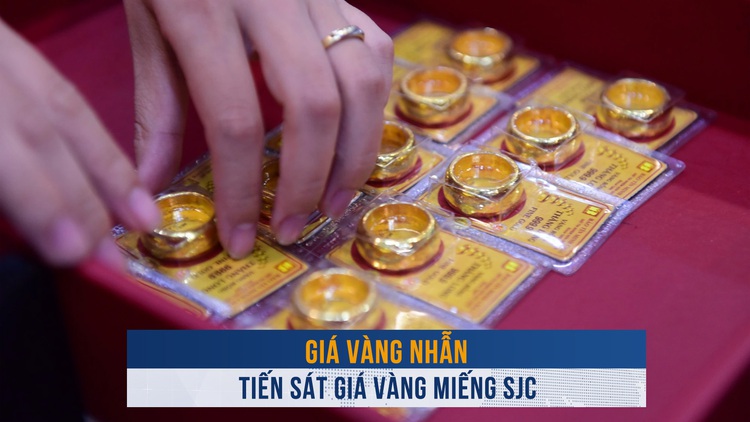 Biến động vàng ngày 16.9: Giá vàng nhẫn tiến sát giá vàng miếng SJC