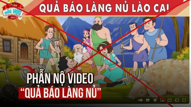 Video có tựa đề 'Quả báo Làng Nủ Lào Cai' gây phẫn nộ