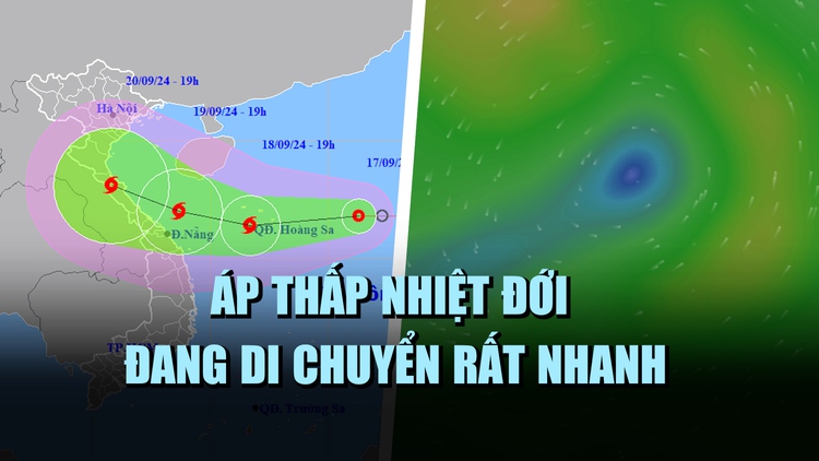 Bão số 4 sắp thành hình, đang di chuyển rất nhanh