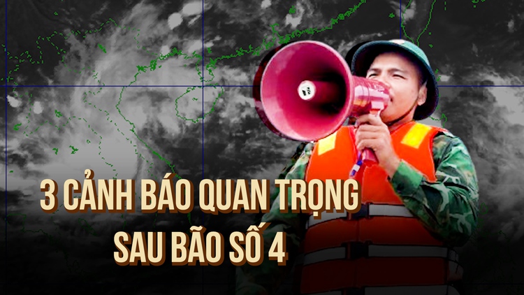 CẢNH BÁO: Sau bão số 4, mưa lớn dồn dập khắp miền Trung