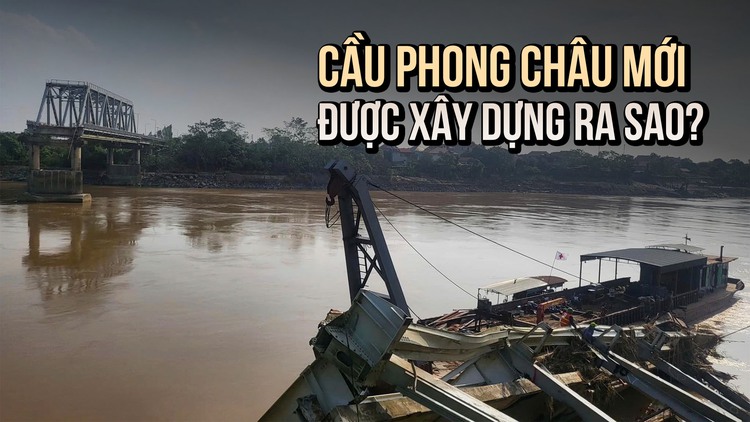 Cầu Phong Châu mới gần 900 tỉ được xây dựng ra sao?