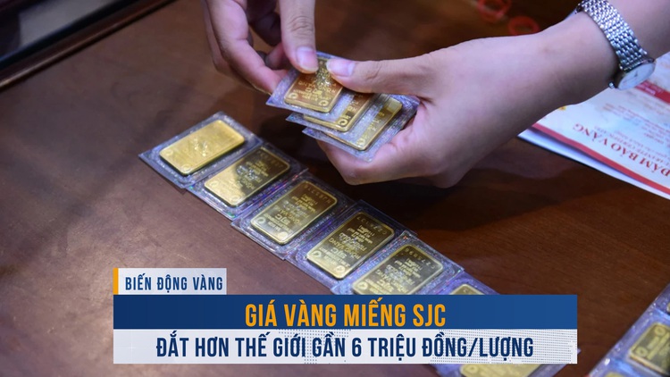 Biến động vàng ngày 4.9: Giá vàng miếng SJC đắt hơn thế giới gần 6 triệu đồng/lượng