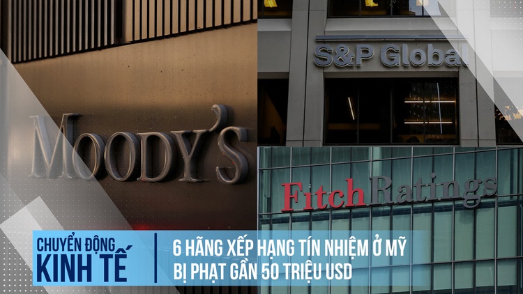 6 hãng xếp hạng tín nhiệm ở Mỹ bị phạt gần 50 triệu USD