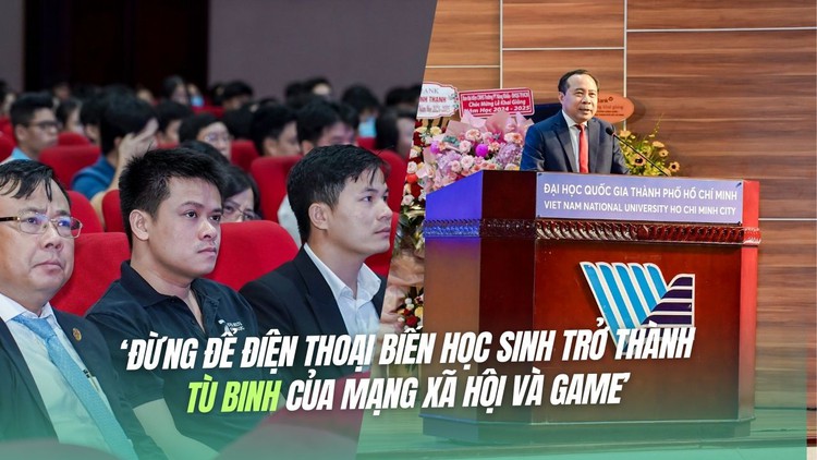 Phát biểu ‘chí mạng’ trong ngày khai giảng trường Phổ thông năng khiếu khiến cả hội trường vỡ oà