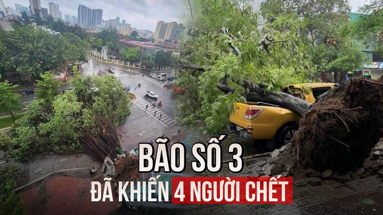 Bão số 3 (Yagi) đổ bộ khiến 4 người chết, 78 người bị thương