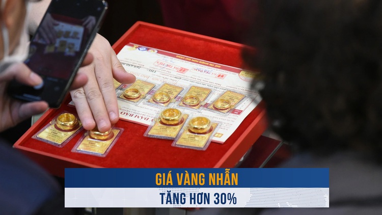 Biến động vàng ngày 1.1.2025: Giá vàng nhẫn tăng hơn 30%