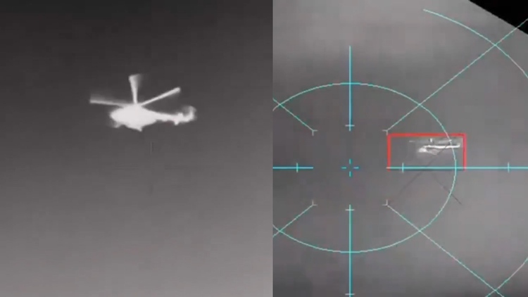 Đòn đánh lịch sử: Xuồng không người lái Ukraine bắn trúng trực thăng Nga