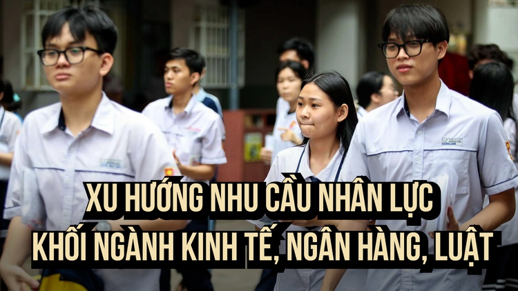 Dự đoán nhu cầu nhân lực khối ngành kinh tế - ngân hàng - luật