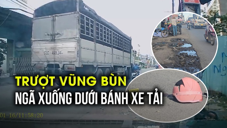 Trượt bánh xe vào vũng bùn, một phụ nữ tử vong thương tâm