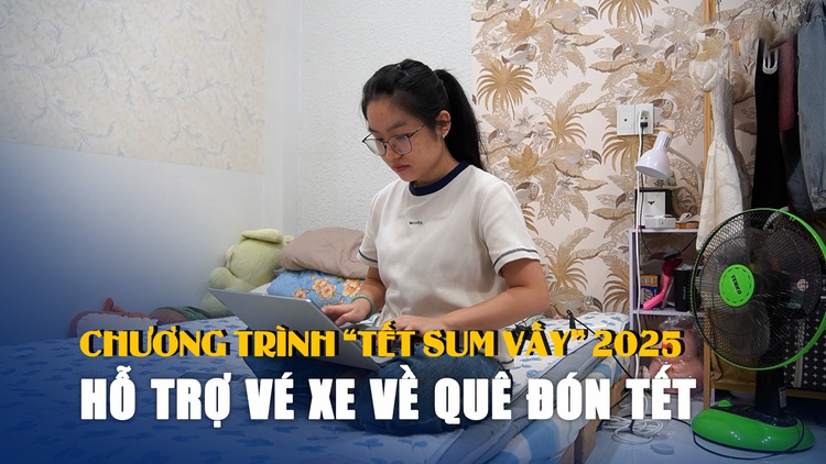 Chương trình “Tết sum vầy” 2025 hỗ trợ vé xe đưa sinh viên, người lao động về quê đón Tết