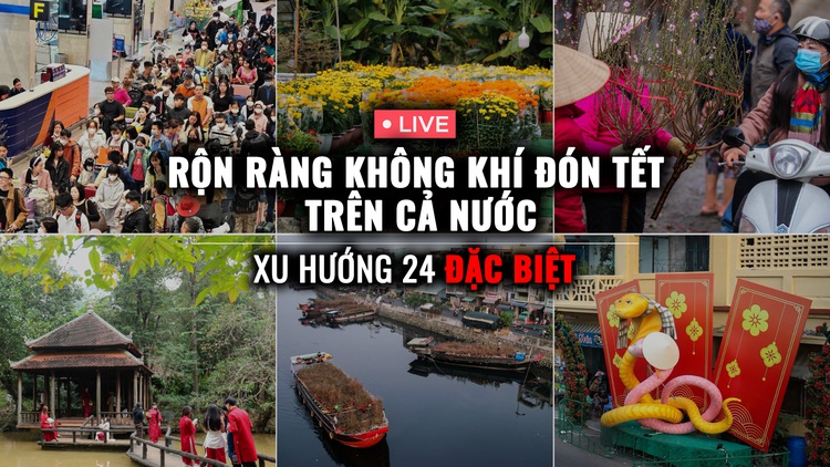 Xu Hướng 24 đặc biệt: Không khí đón tết rộn ràng trên cả nước