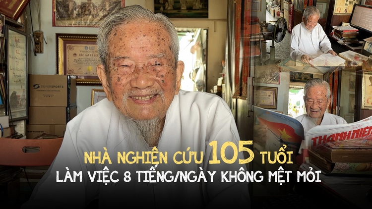 Nhà nghiên cứu 105 tuổi bật mí bí kíp ngồi máy tính 8 tiếng/ngày mà không mệt mỏi