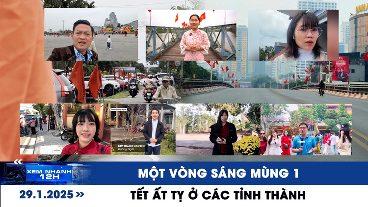 Xem nhanh 12h: Một vòng sáng mùng 1 Tết Ất Tỵ ở các tỉnh thành