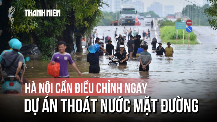 Hà Nội cần điều chỉnh ngay dự án thoát nước mặt đường