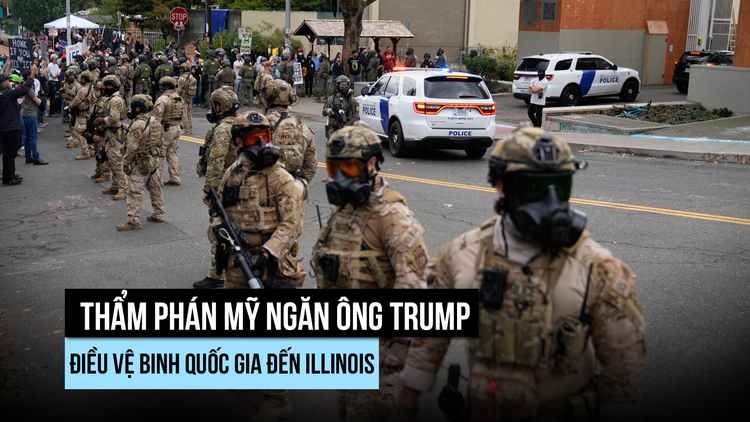 Tòa án chặn ông Trump đưa Vệ binh Quốc gia vào bang Illinois