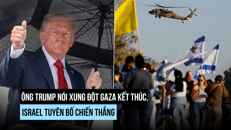 Ông Trump nói 'chiến tranh kết thúc' ở Gaza, Israel tuyên bố chiến thắng