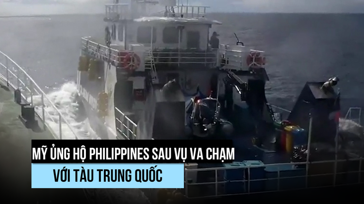 Mỹ ủng hộ Philippines sau cảnh báo từ Trung Quốc về va chạm tàu ở Biển Đông