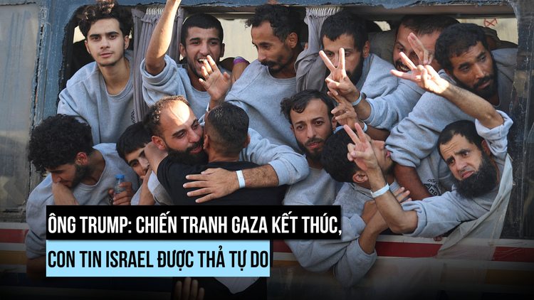 Khoảnh khắc hạnh phúc vỡ òa khi con tin Israel, tù nhân Palestine gặp lại người thân