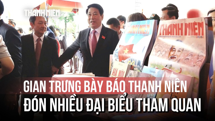 Gian trưng bày Báo Thanh Niên đón lãnh đạo Đảng, Nhà nước tham quan
