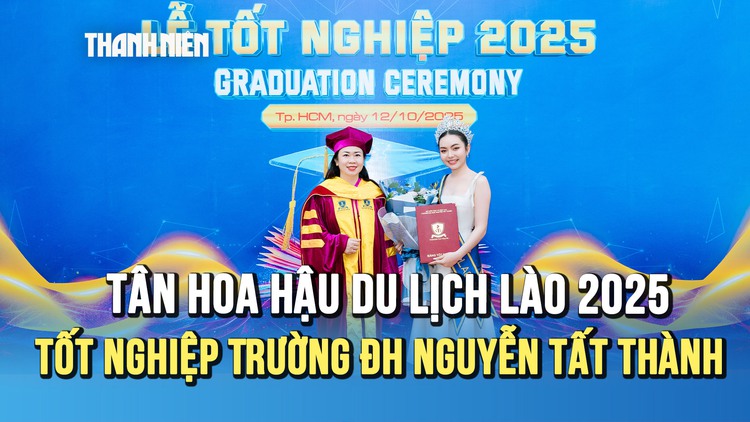 Hoa hậu Du lịch Lào 2025 và hành trình trở thành tân cử nhân dược Trường ĐH Nguyễn Tất Thành