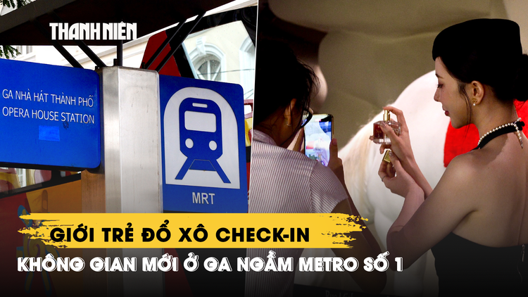 Không gian ‘sang xịn mịn’ dưới ga metro Nhà hát thành phố khiến giới trẻ đổ xô check-in