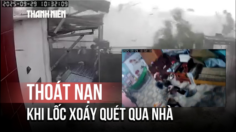 Lốc xoáy quét qua nhà dân ở Hải Phòng: 4 bà cháu kịp thời thoát nạn