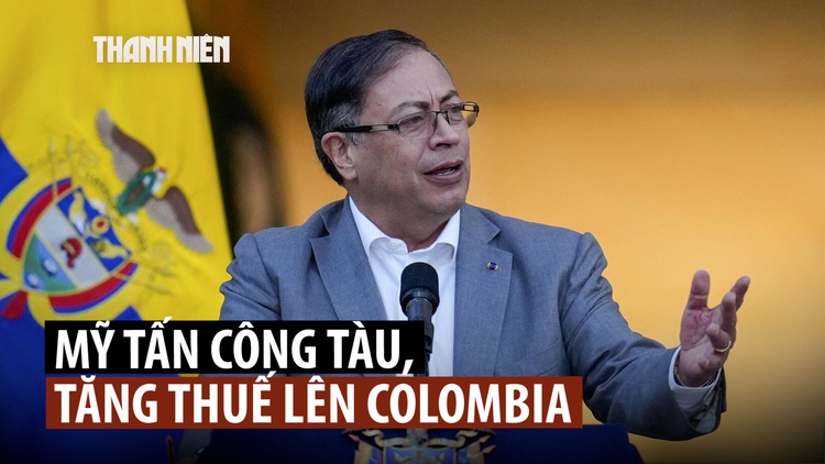 Chưa xong Venezuela, ông Trump bắn chìm thêm thuyền ''chở ma túy' Colombia