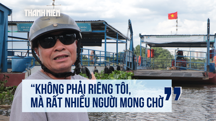 Phà Bình Quới sắp hoạt động lại, người dân mong chờ chuyến qua sông đầu tiên