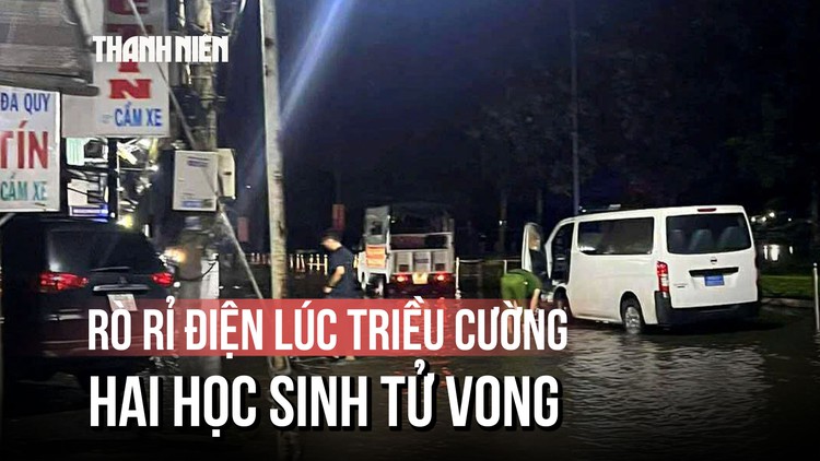 Cần Thơ: Hai học sinh tử vong do rò rỉ điện chiếu sáng khi triều cường dâng