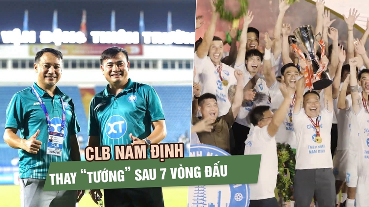 Hành trình đưa CLB Nam Định lên đỉnh V-League của HLV Vũ Hồng Việt trước khi ‘rời ghế nóng’