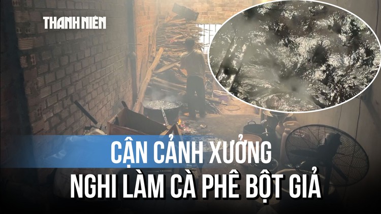Cận cảnh xưởng nghi sản xuất cà phê bột giả: Tạm giữ giám đốc
